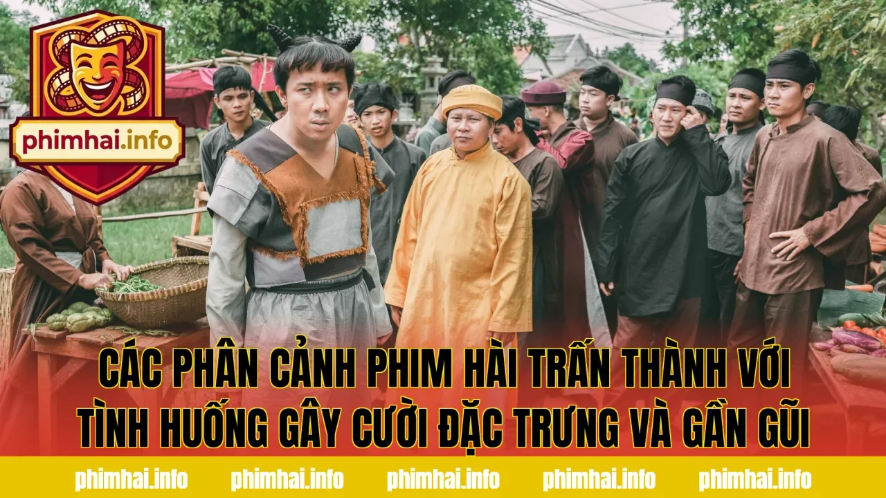 Các phân cảnh phim hài Trấn Thành với tình huống gây cười đặc trưng và gần gũi