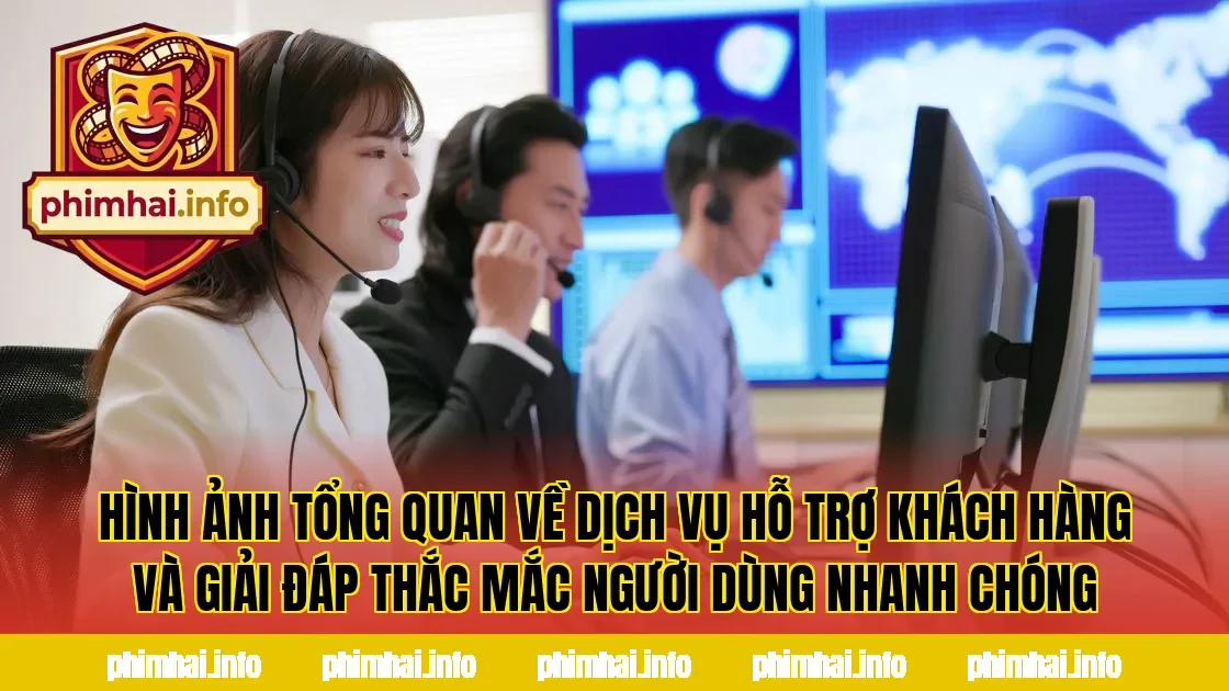 Hình ảnh tổng quan về dịch vụ hỗ trợ khách hàng và giải đáp thắc mắc người dùng nhanh chóng