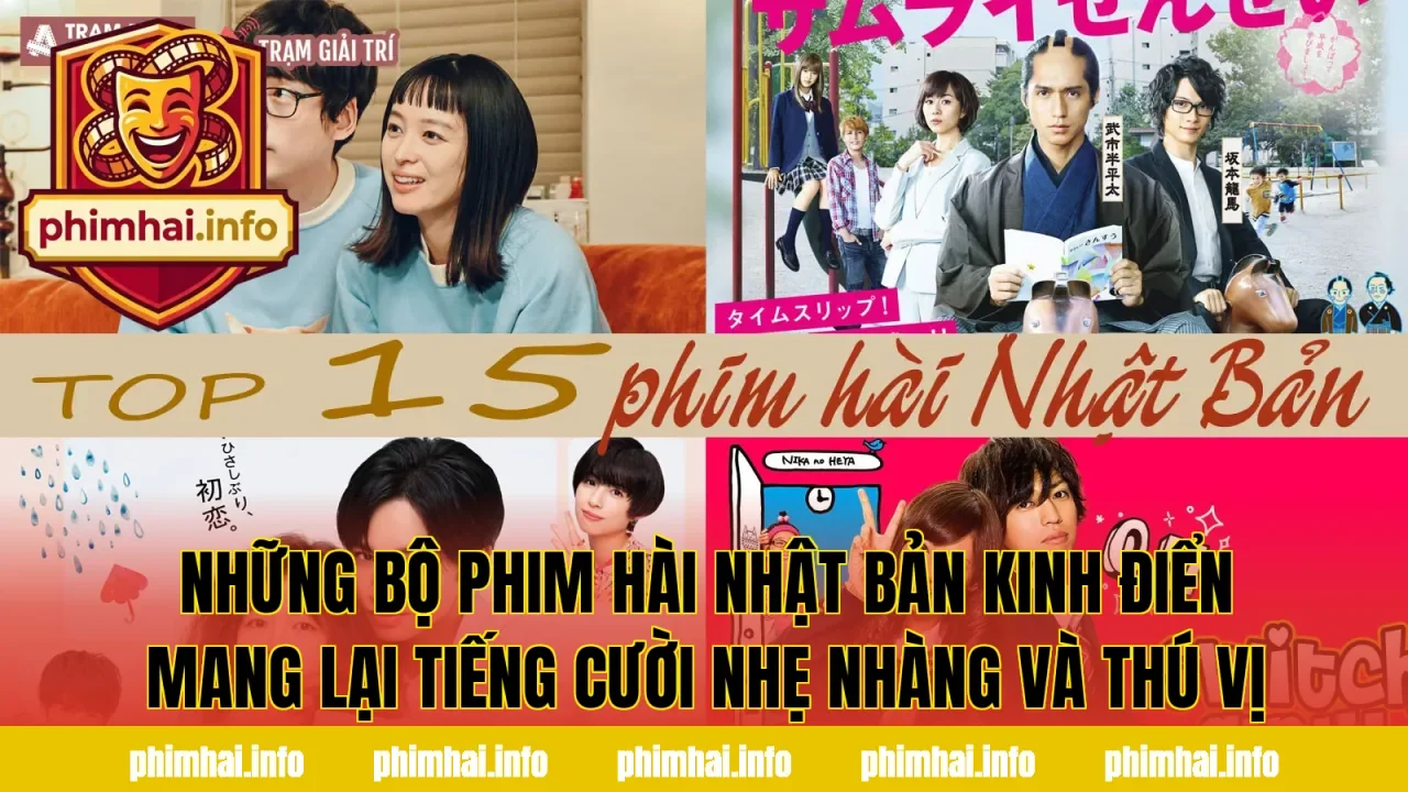 Những bộ phim hài Nhật Bản kinh điển mang lại tiếng cười nhẹ nhàng và thú vị